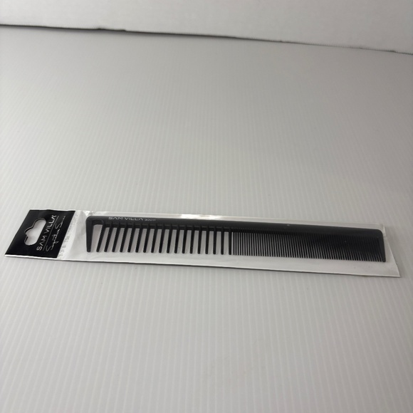 Sam Villa Signature Series Professional Short Cutting Comb Model 30011 Black NEW - Picture 1 of 4